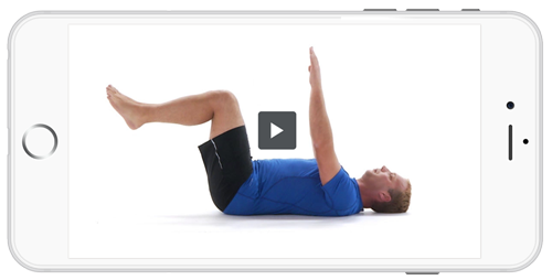 Example of personalised physio exercise video on your smartphone
